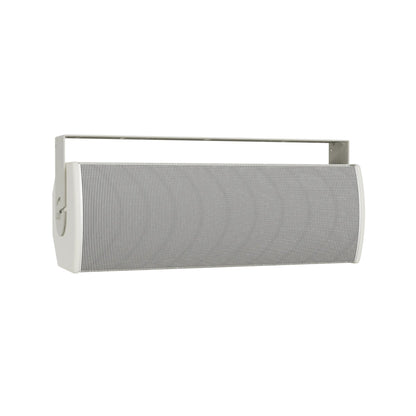 Bose AMU208-120 loudspeaker white, close up of stainless steel grille