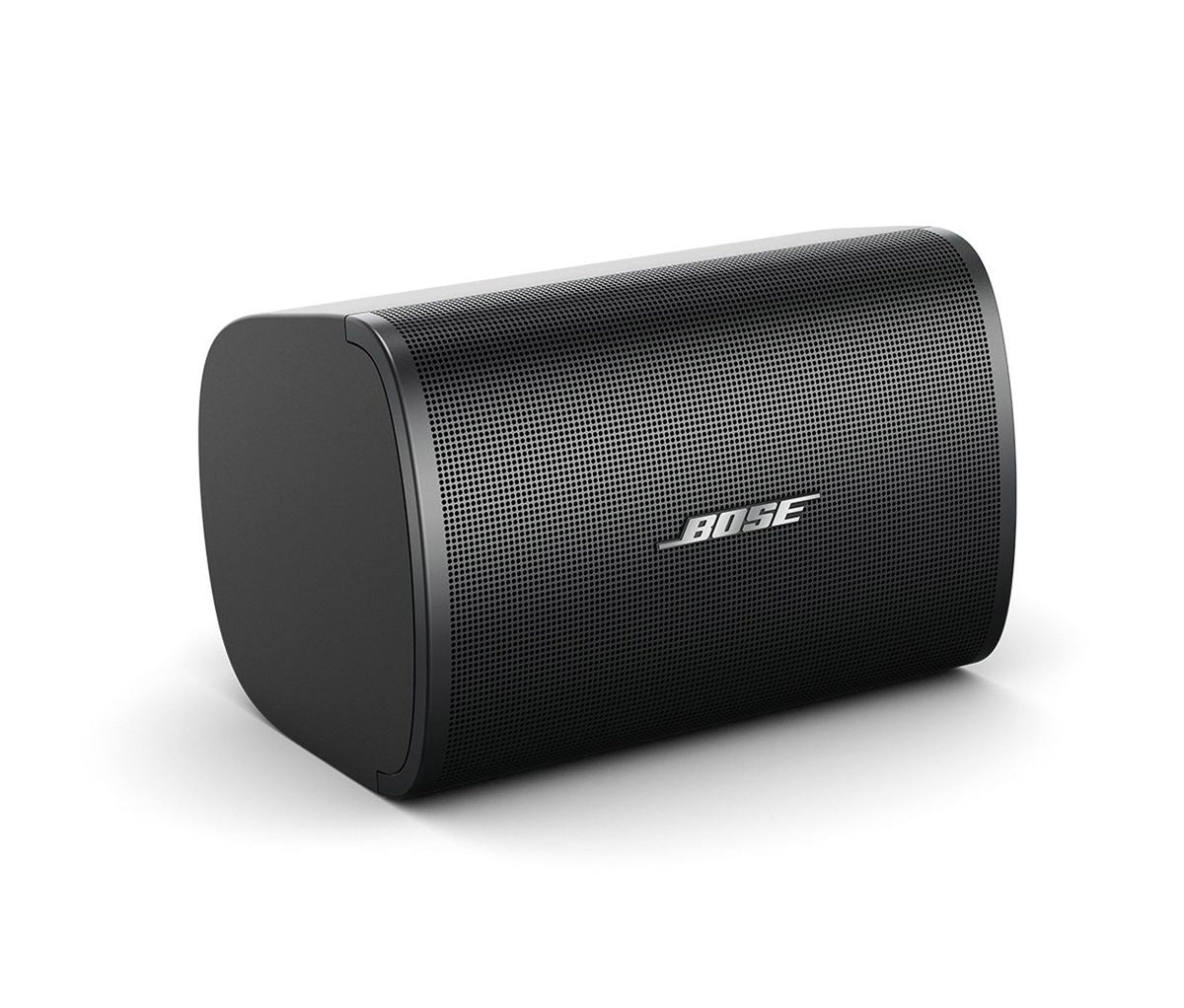 Bose DesignMax DM3SE rear view showing QuickHold U-bracket