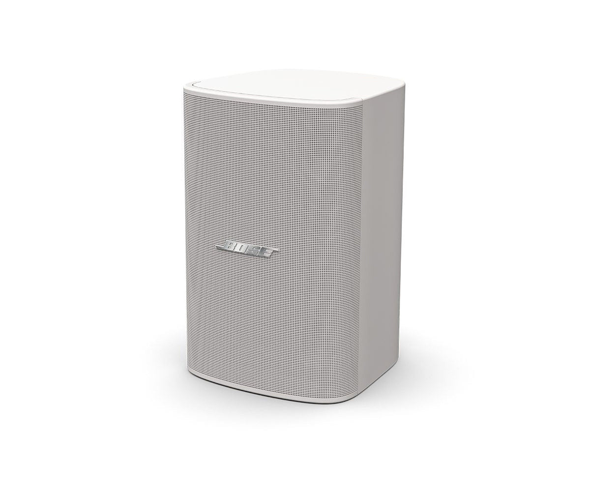Bose DM6SE surface mount loudspeaker installed outdoors on a wall bracket