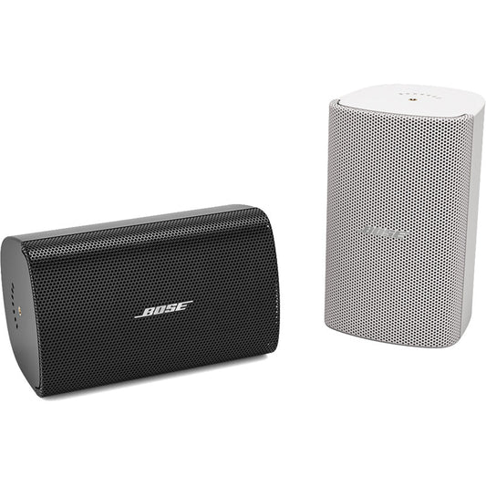 Bose FreeSpace FS2SE surface mount loudspeaker in black, front view