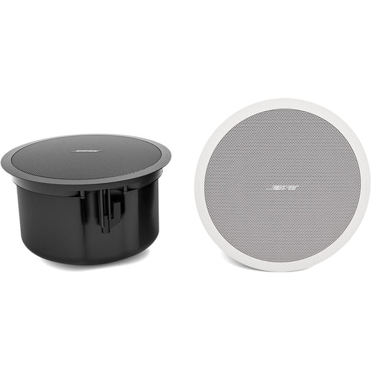 Bose FreeSpace FS4CE in-ceiling loudspeaker in white, front grille view