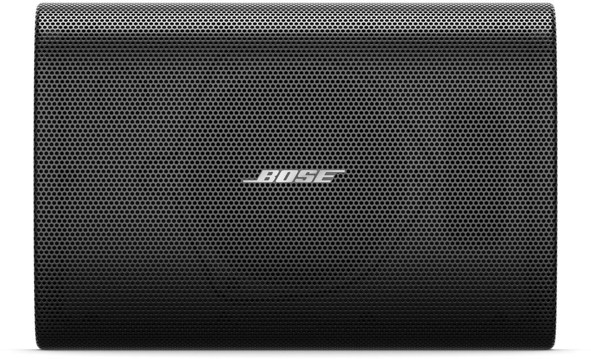 Bose FS4SE black loudspeaker rear view showing mounting bracket