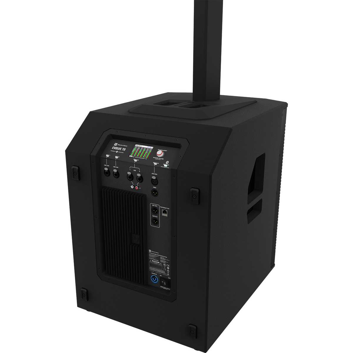 Electro-Voice EVOLVE 70: Column Loudspeaker System (Speaker Only), Black, view 6