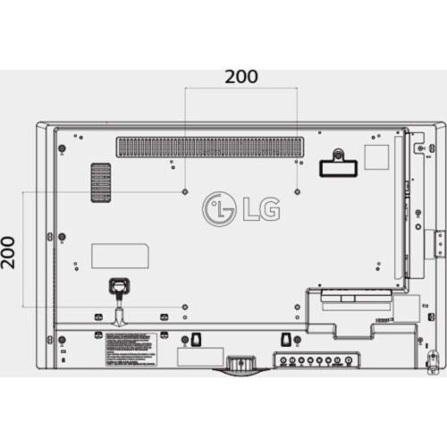 LG Stylish Design Full HD 32", LED-Backlit IPS LCD Panel, Brightness 400 cd/m2, 32SM5KC
