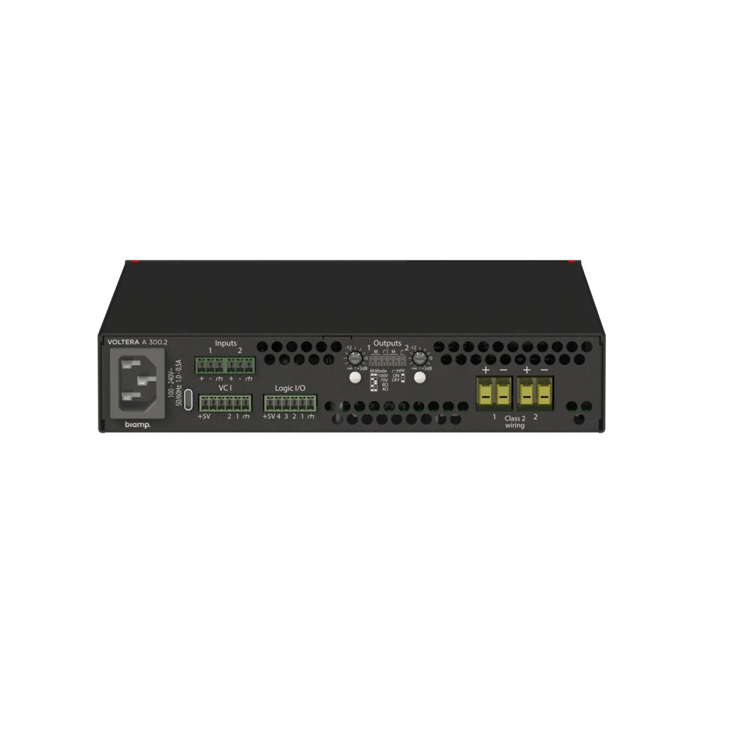 Biamp Voltera A 300.2 2ch Class D Amp, view 2