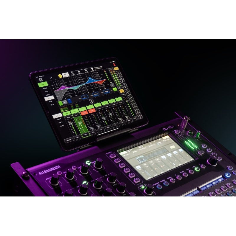 Allen & Heath AH-QU-BRACKET steel tablet bracket for the Qu mixer, view 3