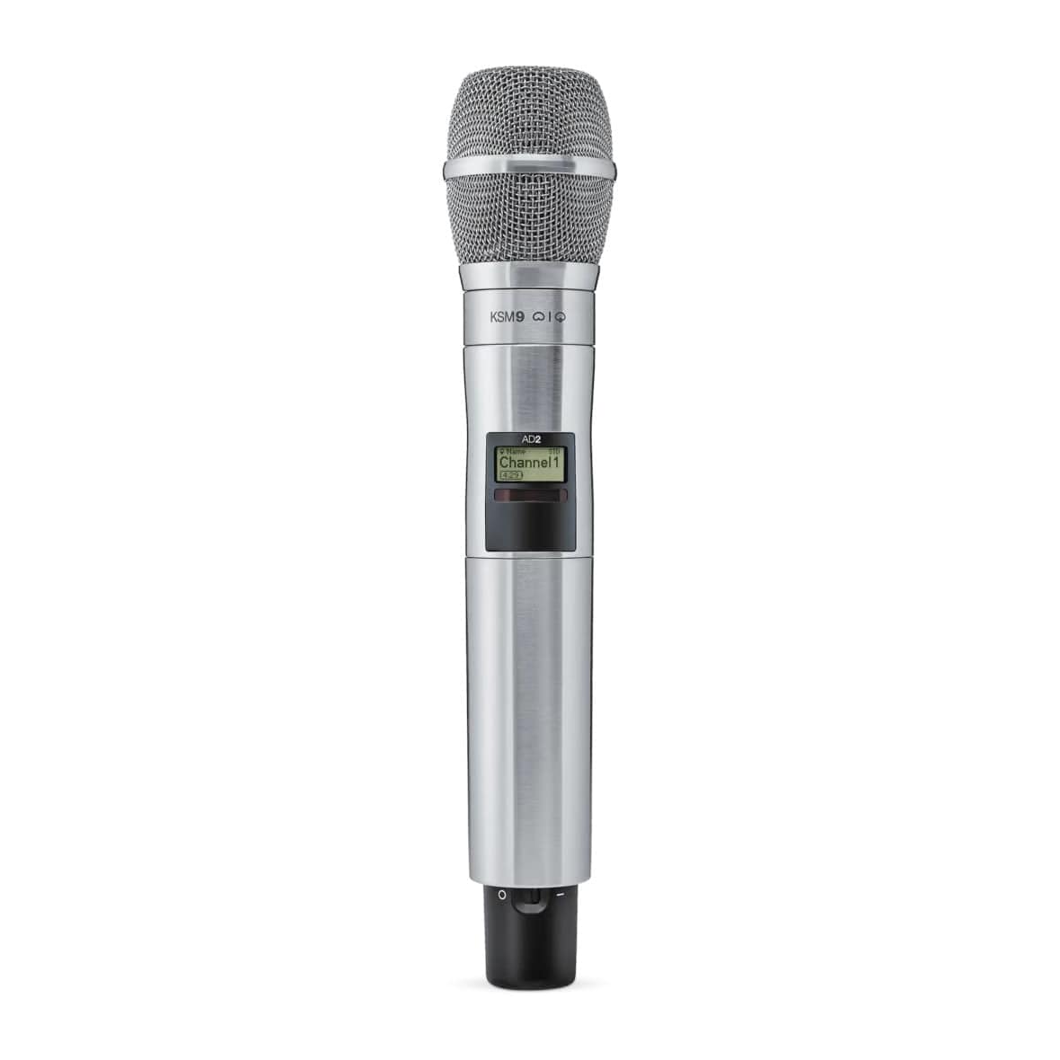 Shure AD2/K9N-G57 Axient Digital handheld transmitter with KSM9 cartridge nickel finish