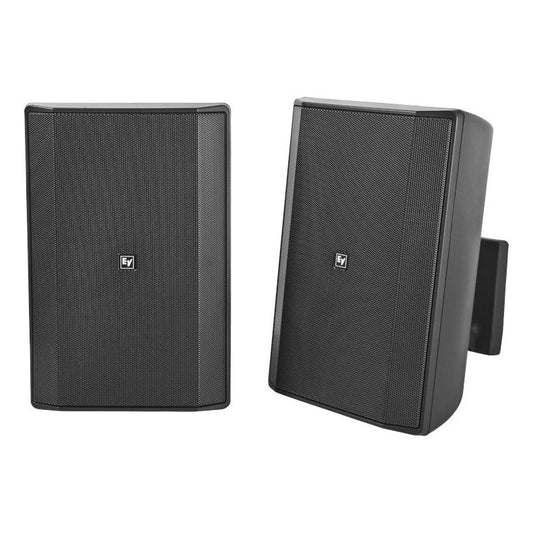 Electro-Voice EVID-S8.2T: 8-Inch Surface Mount Speakers (Pair), Black