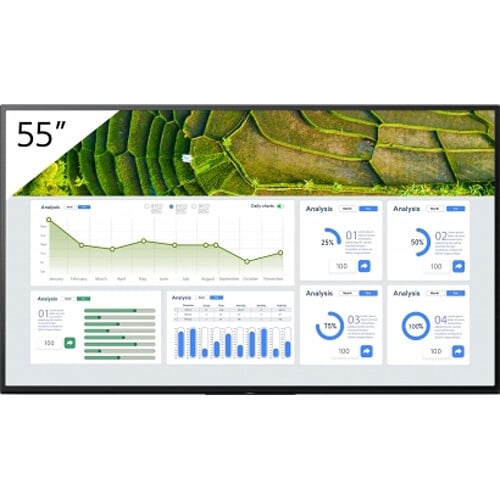 Sony BRAVIA FW-55BZ30L 55 inch 4K professional display front view