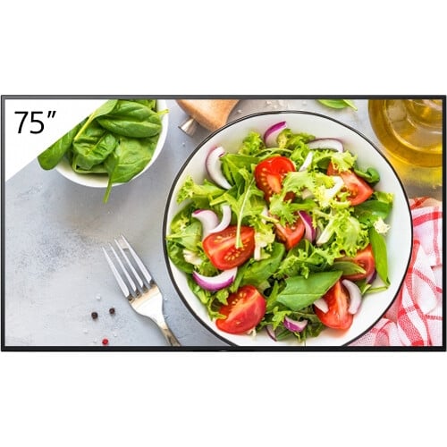 Sony BRAVIA FW-75BZ35L 75 inch 4K professional display front view