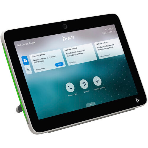 Poly TC10 touch controller on meeting room table