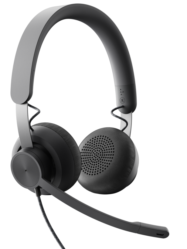 Logitech Zone Wired Headset for Microsoft Teams: Noise Cancelling Wired Headset