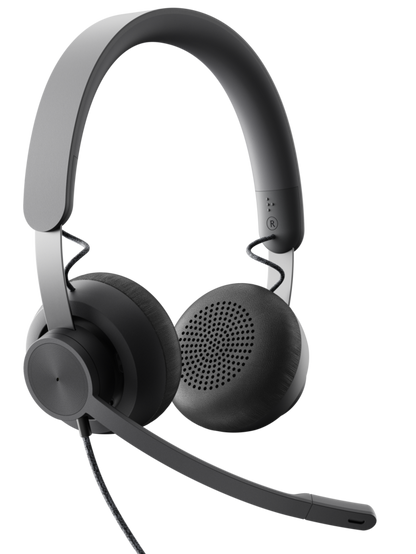 Logitech Zone Wired Headset for Microsoft Teams: Noise Cancelling Wired Headset