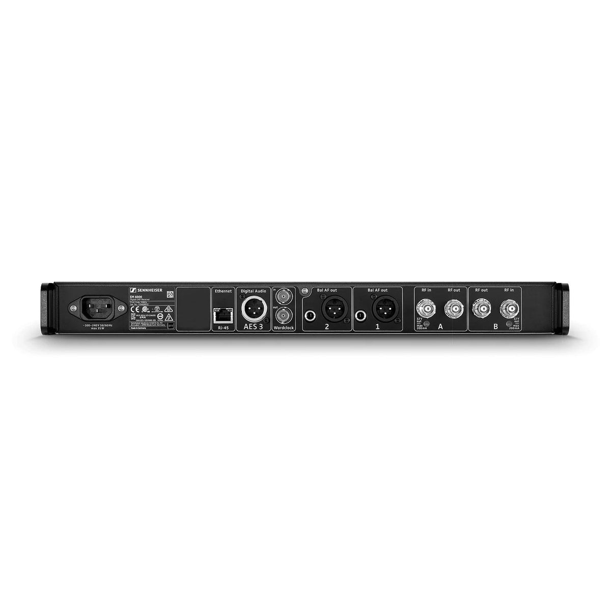 Sennheiser EM 6000 DANTE 2-Channel: Digital Receiver With True Bit Diversity, view 3