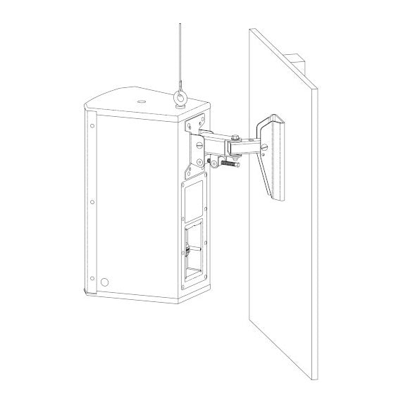 Electro-Voice EVC-WB: Speaker Wall Bracket, White