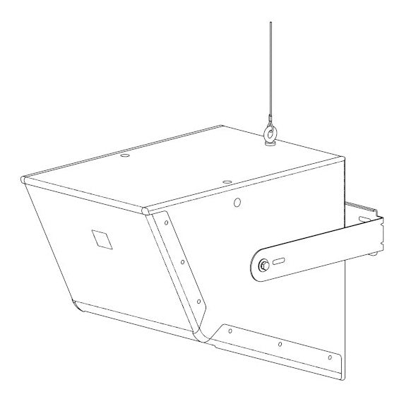 Electro-Voice EVC-UB3: Speaker U-Bracket, Black