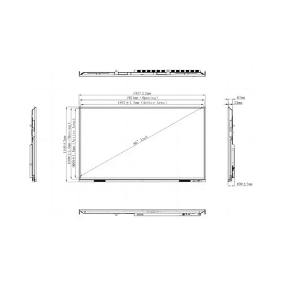 OneScreen TL7-86 TL7 86 inch 4K Interactive Flat Panel For Education & Corporate, Premium Large-Format Touchscreen Display additional product photo 8