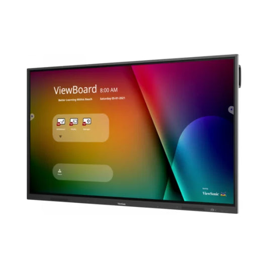 Viewsonic IFP7532 75" 4K Interactive Display with 20-Point Touch and Built-In Whiteboard