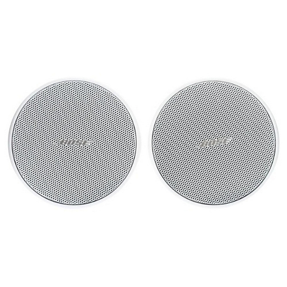Bose FreeSpace FS2P white pendant loudspeaker pair, pair viewed from below
