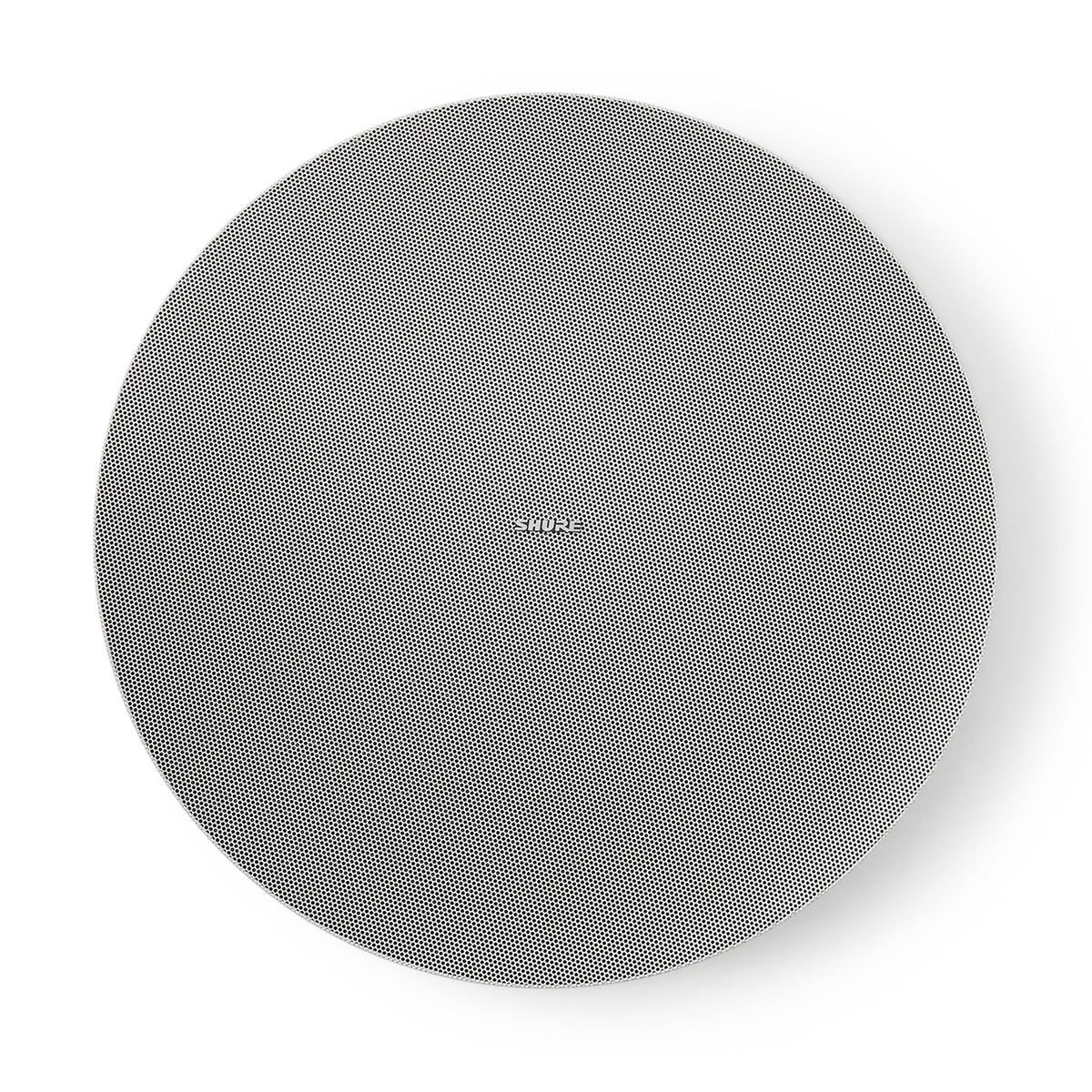 Shure MXP-5 ceiling loudspeaker white grille front view