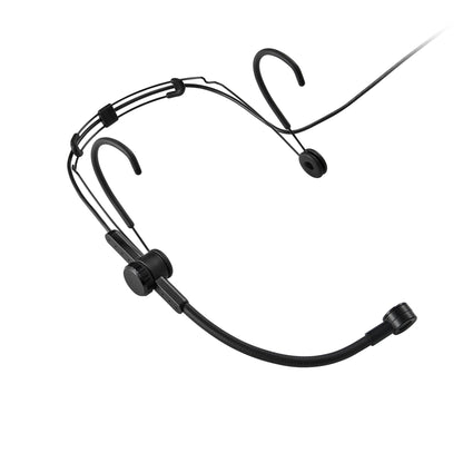 Shure SM39 cardioid condenser headset angled view of frame and boom