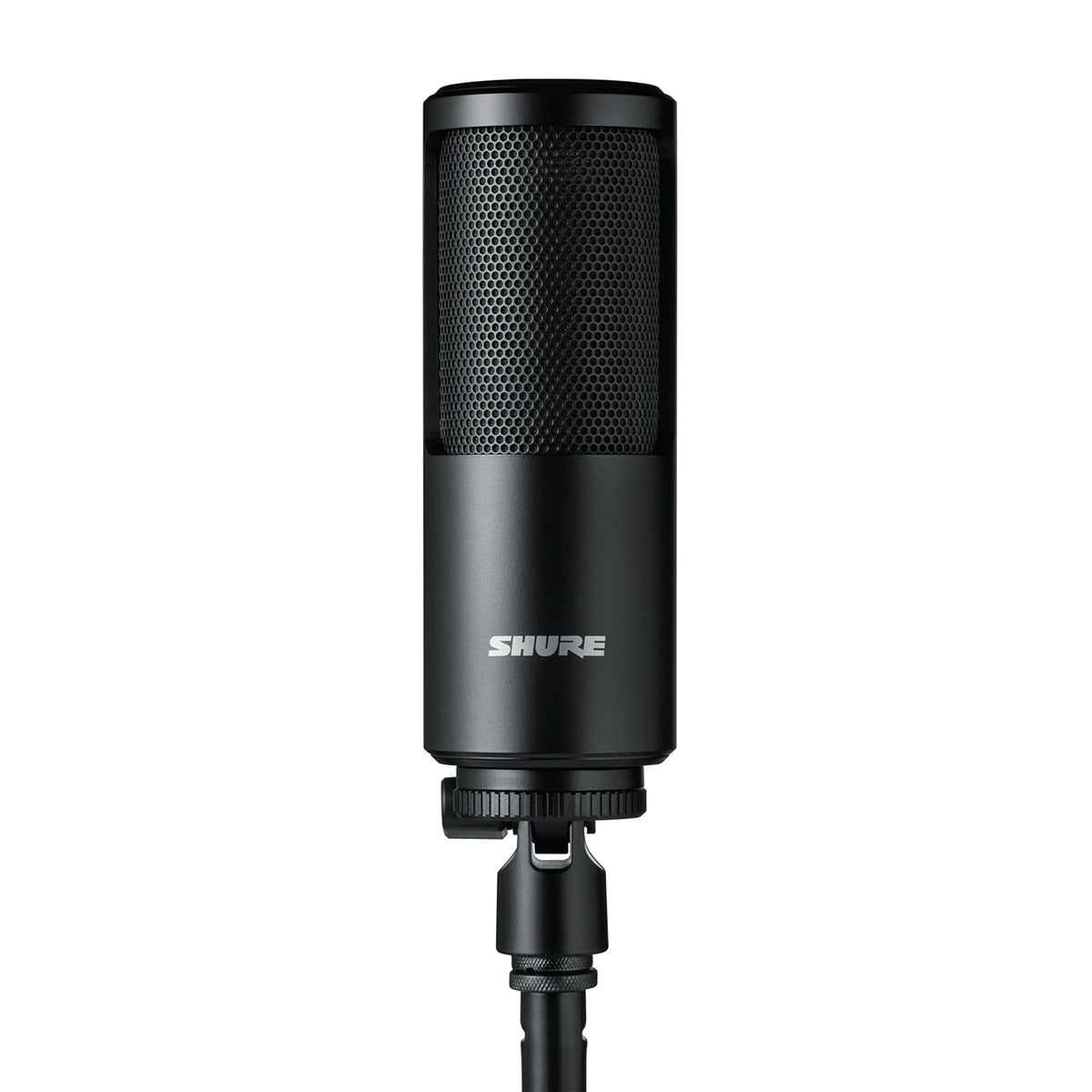 Shure SM4 microphone mounted on a stand
