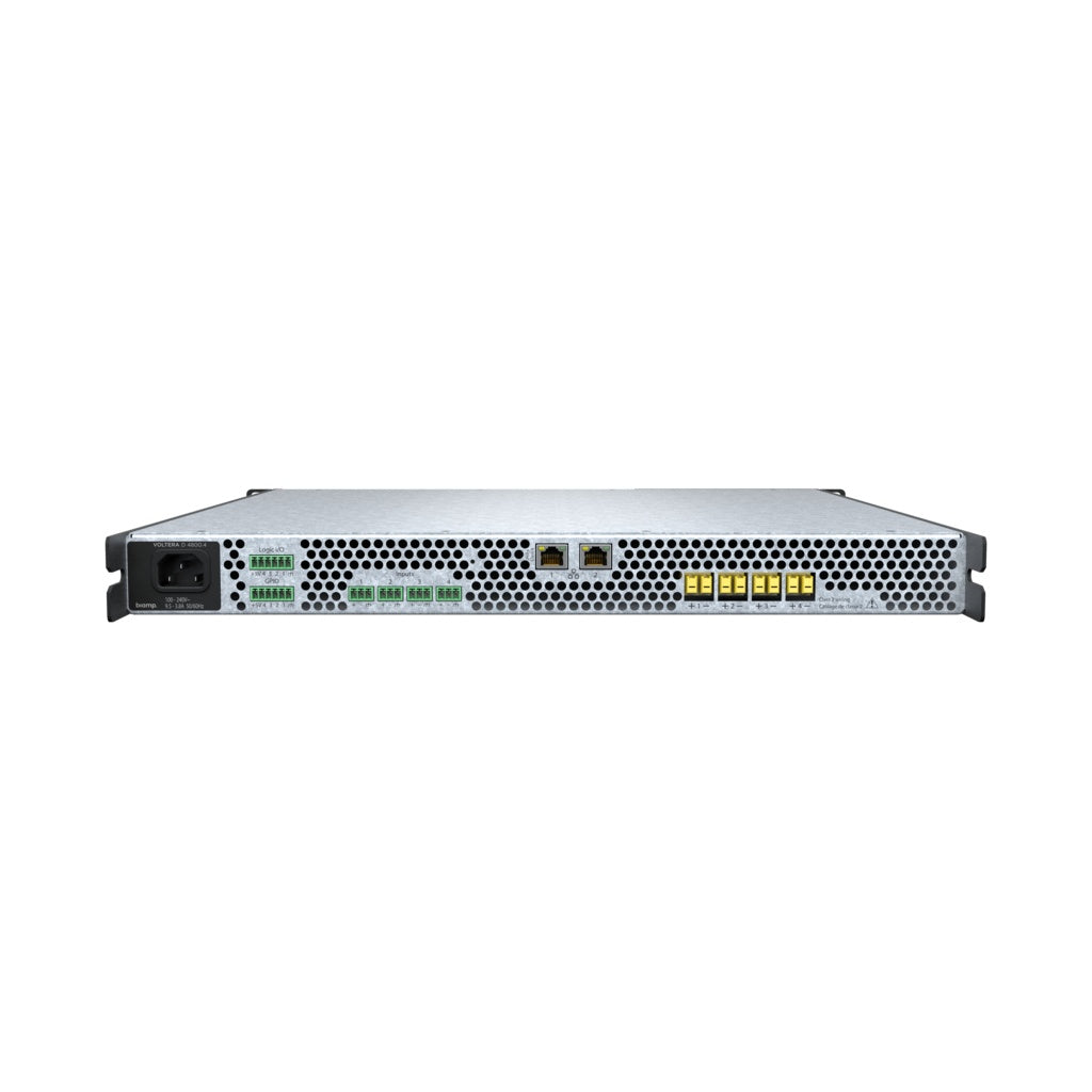 Biamp Voltera D 4800.4 4ch Networked DSP Amp, view 4
