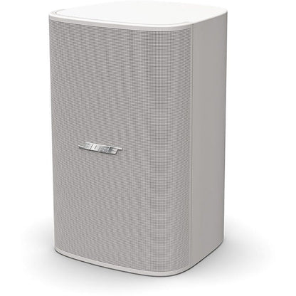 Bose DesignMax DM8SE white surface-mount loudspeaker, front angle view