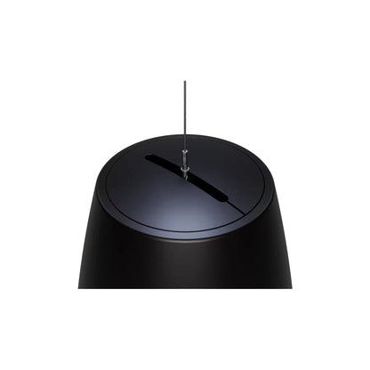 Bose DesignMax Luna DML88P black, installed in an open ceiling retail space