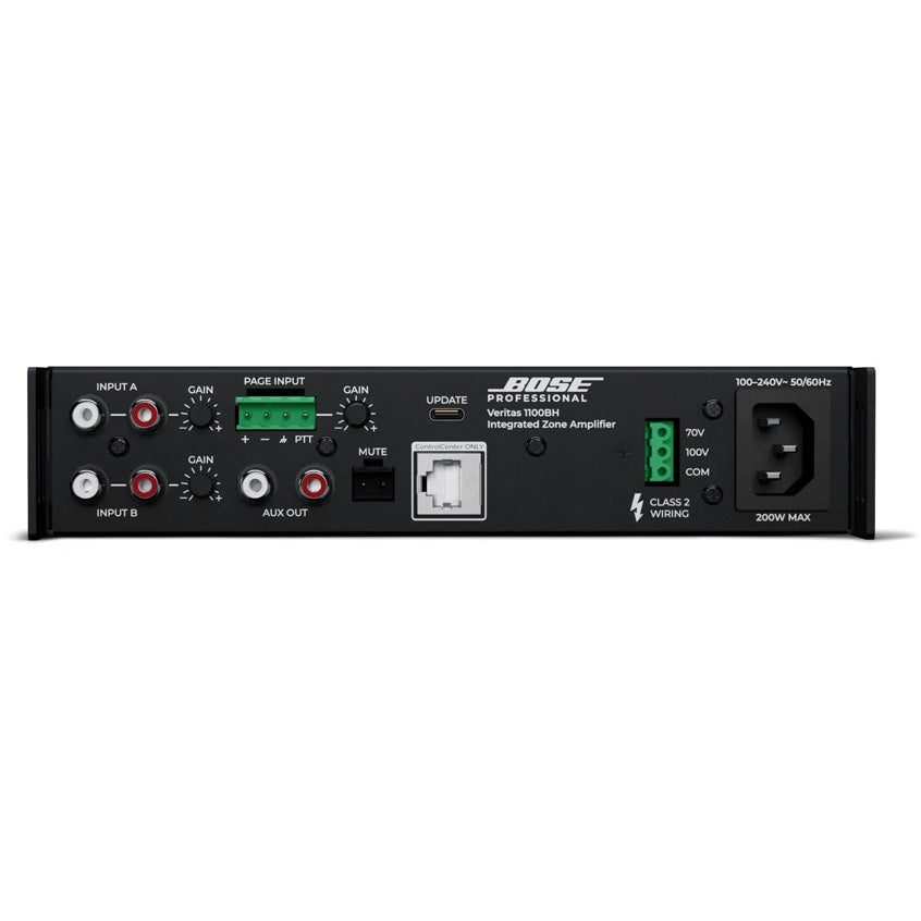 Bose Veritas 1100BH amplifier front panel quarter inch and XLR combo input