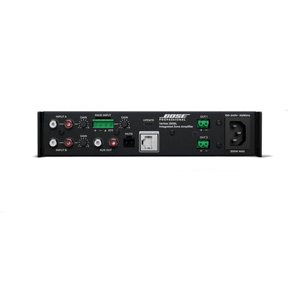Bose Veritas 250BL amplifier OLED display close up with QR setup code