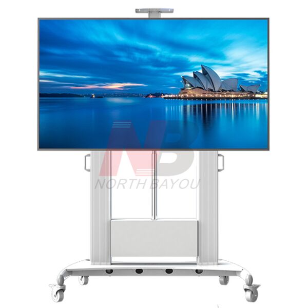 OneScreen NB-TW100 Electric Cart TW100 | Motorized Height-Adjustable Display Stand product photo