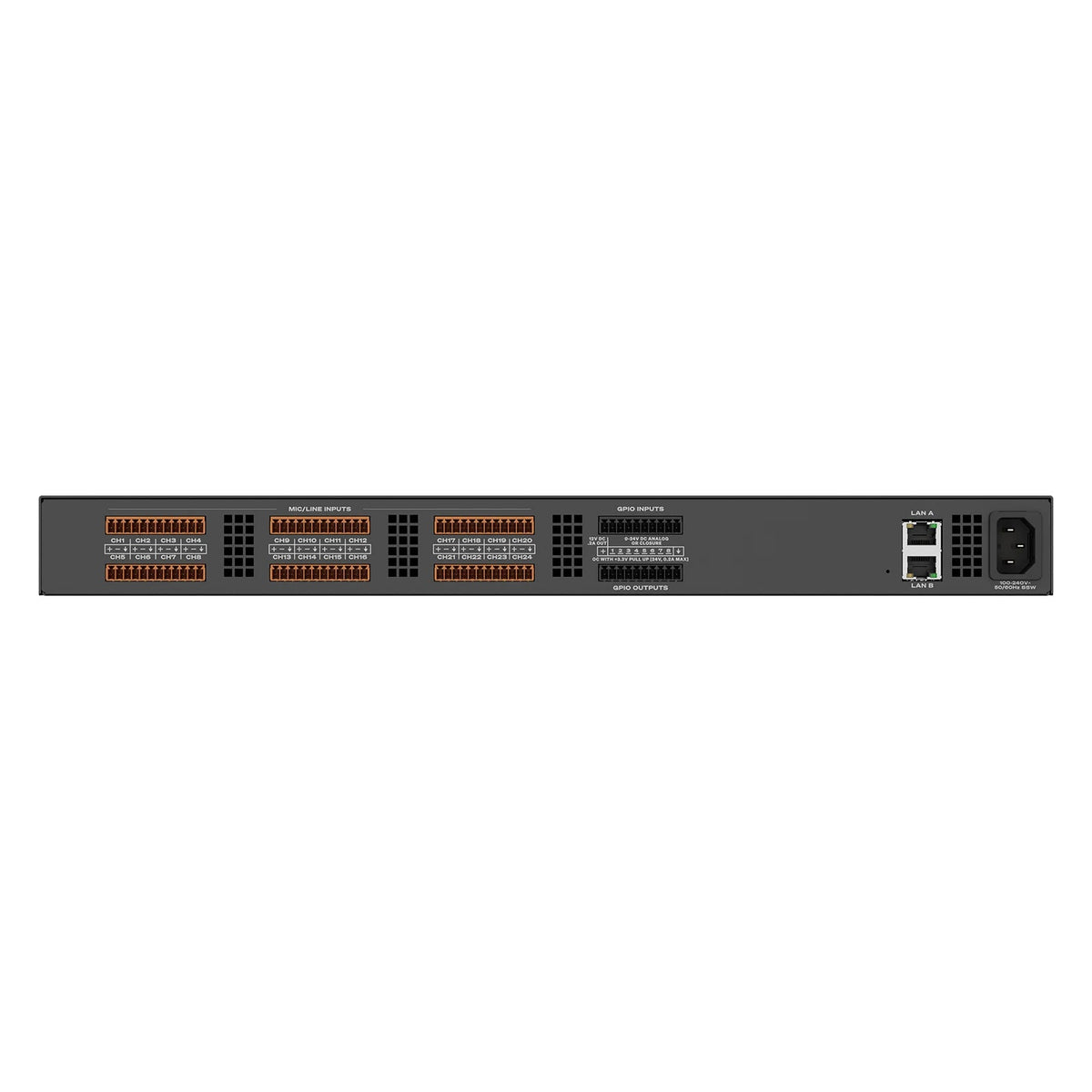 Q-SYS QIO-ML24i: High-density Audio Expander