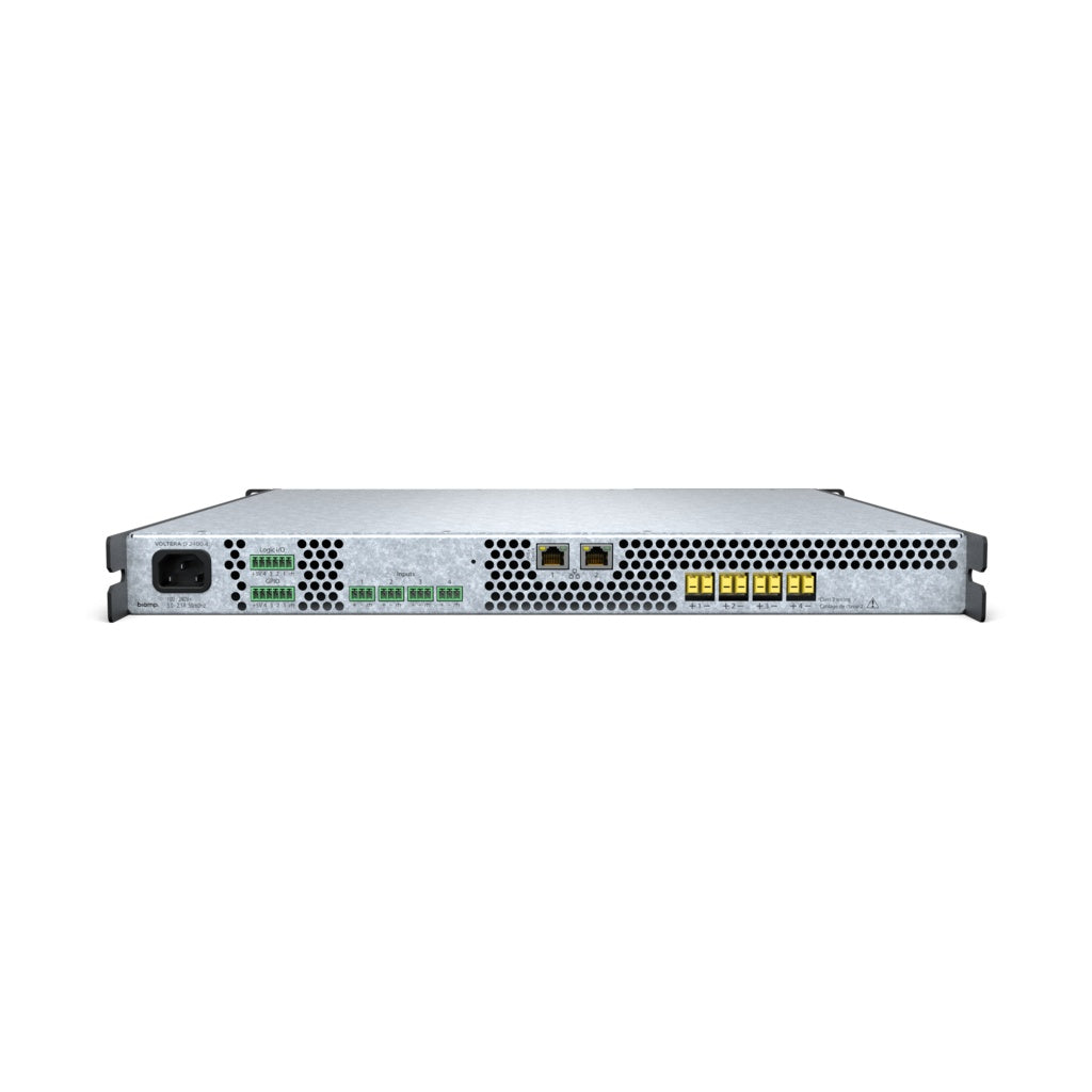Biamp Voltera D 2400.4 2400W Networked Amp, view 8
