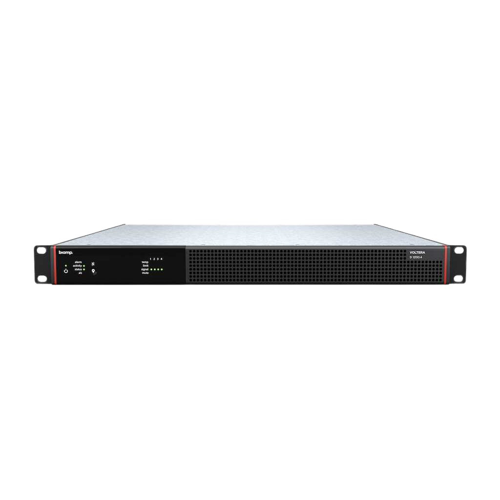 Biamp Voltera D 1200.4 1200W 4ch DSP Amp, view 2