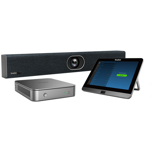 Yealink ZVC400 Zoom Rooms system with UVC40 video bar and MTouch II panel