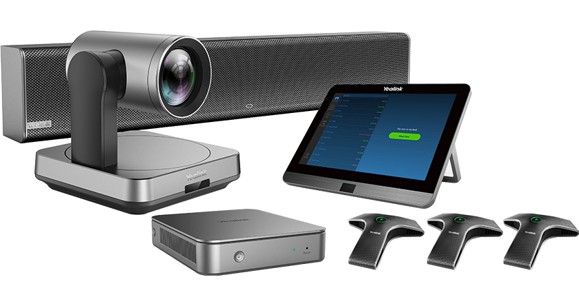 Yealink ZVC840 Zoom Rooms system with UVC84 camera and MTouch II panel