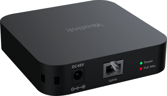 Yealink RCH40 E2 4-port PoE+ switch hero