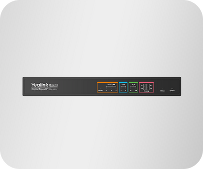 Yealink AP08 DSP front panel ports and indicators