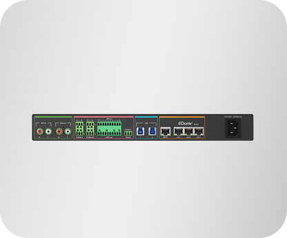 Yealink AP08 DSP rear panel audio and network connections