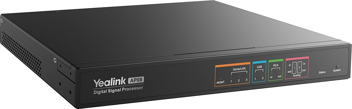 Yealink AP08 Dante DSP processor hero