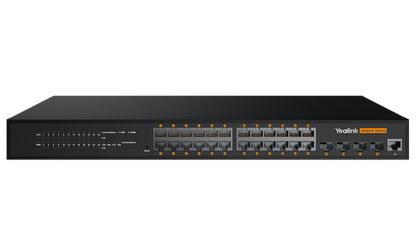 Yealink RCH240 24-port managed PoE switch hero