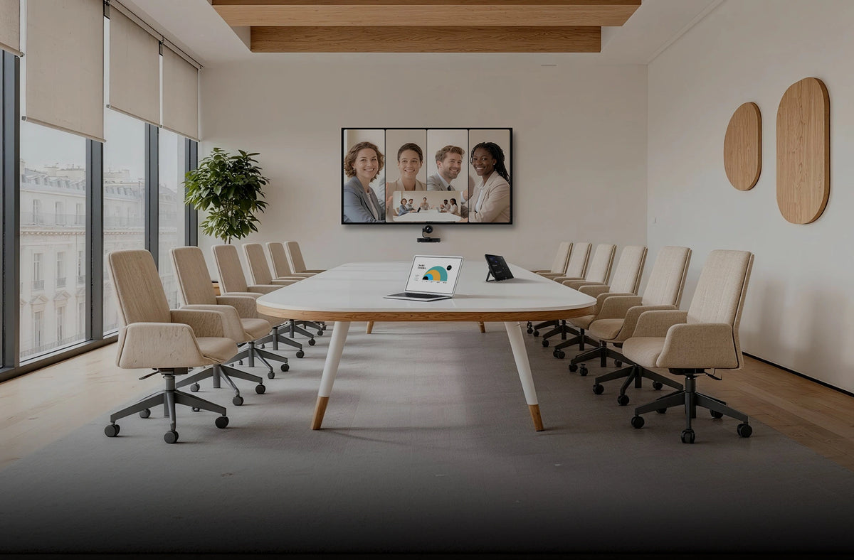 Yealink MVC S80 with SmartVision 80 in large meeting room