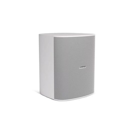 Bose DesignMax DM12SE white 12 inch coaxial outdoor surface mount speaker front view