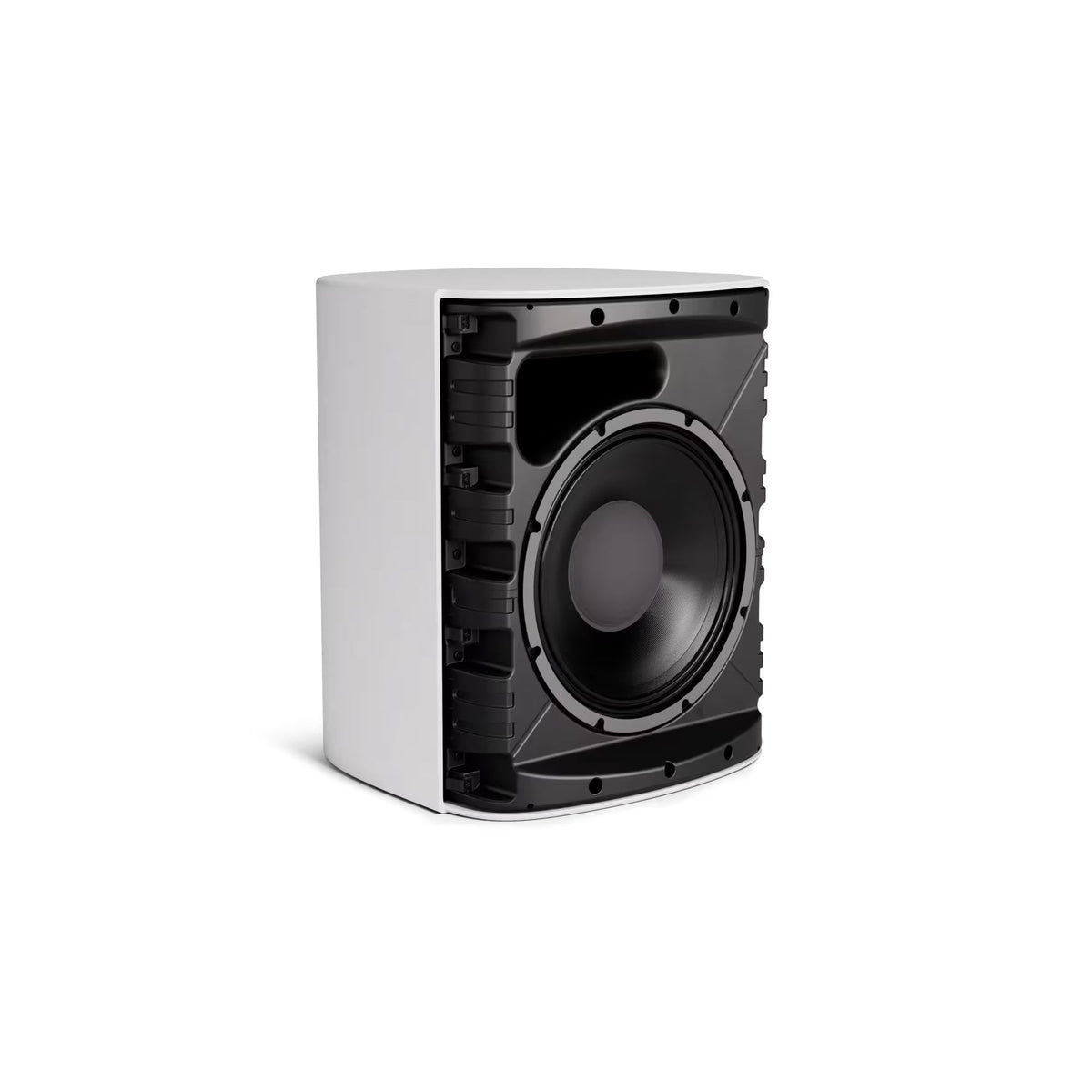 Bose DesignMax DM12SE white speaker rear panel with input connectors