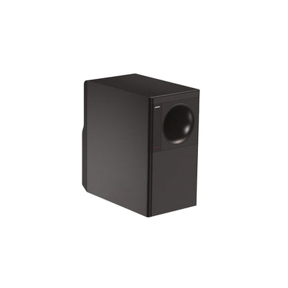 Bose 40146 FreeSpace 3 surface mount Acoustimass bass module in black, front view