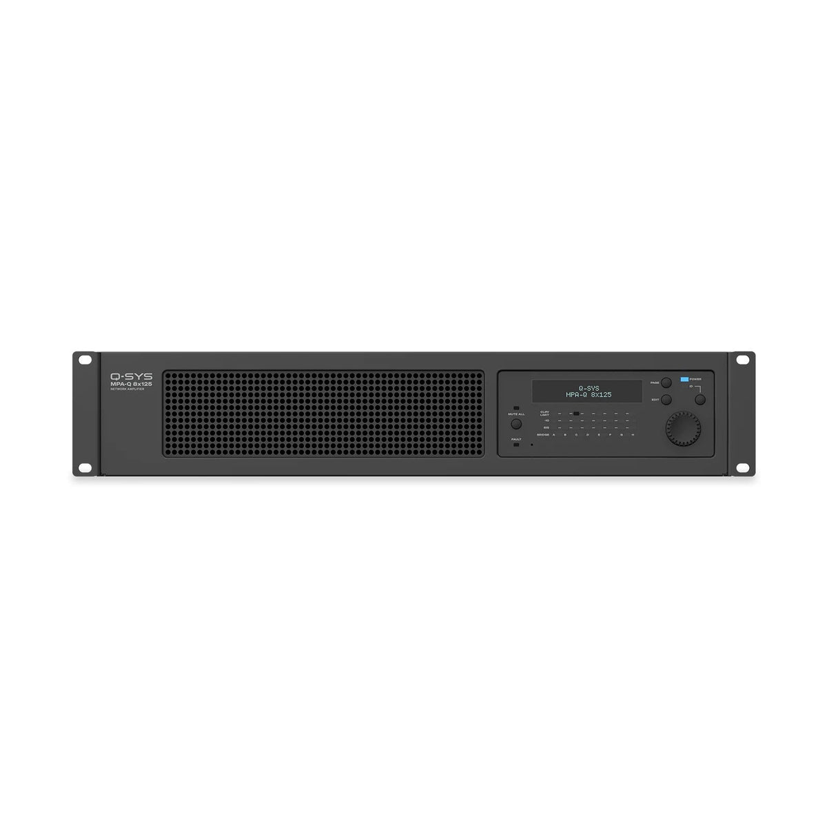 Q-SYS MPA-Q 204395: 8x125 Network Amplifier With 8 Channels, view 2