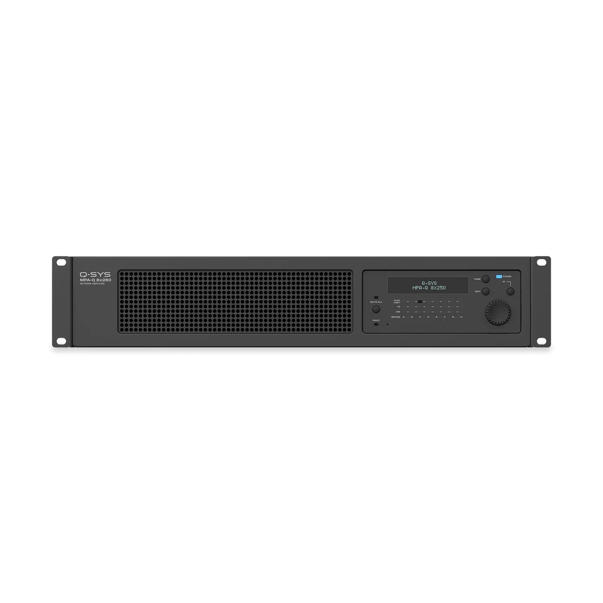 Q-SYS MPA-Q 204396: 8x250 8-Channel Network Amplifier 2RU, view 2