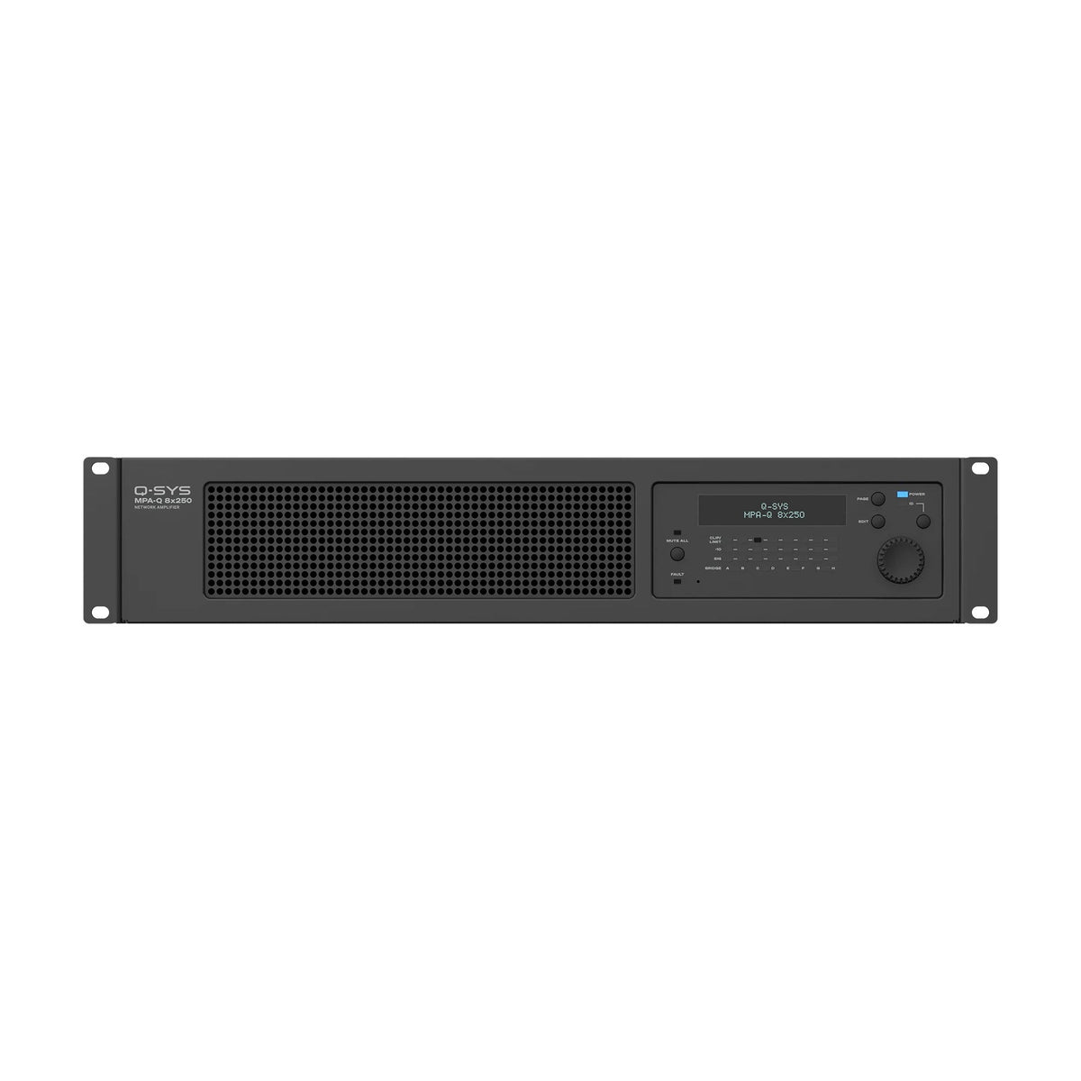 Q-SYS MPA-Q 204396: 8x250 8-Channel Network Amplifier 2RU, view 5