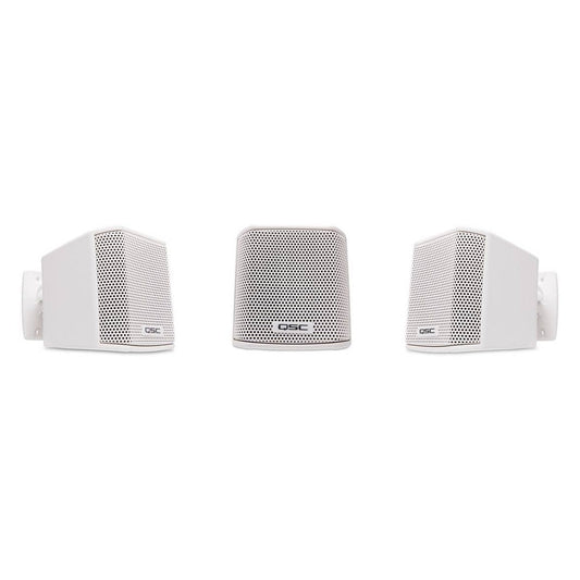Q-SYS PL-DC24-WH: Dual-4 inch directivity-control loudspeaker, White